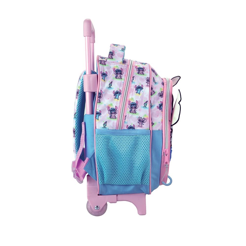 Gim Σχολική Τσάντα Τρόλεϊ Νηπίου Stitch Brush it Out 25x15x35 εκ