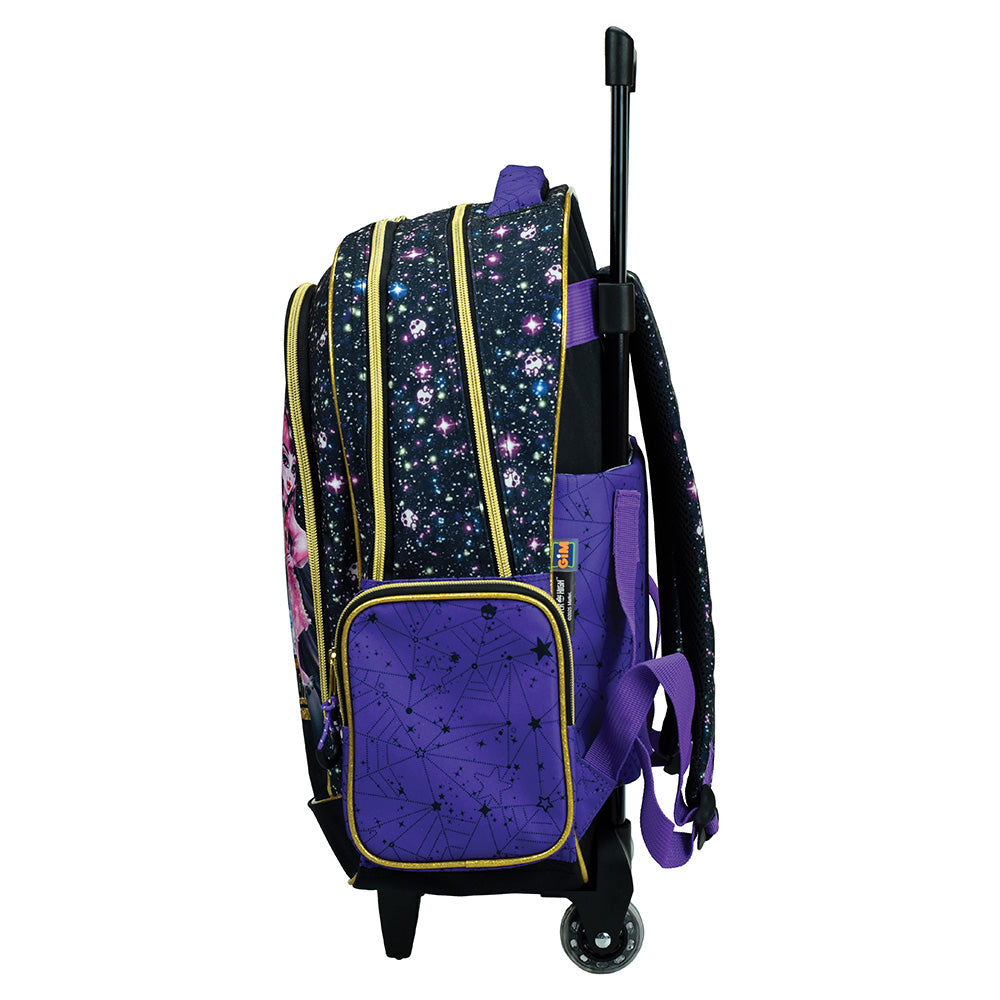 Gim Σχολική Τσάντα Τρόλεϊ Δημοτικού Monster High Boo 46(Μ)X35(Π)X20(Υ) Eκ