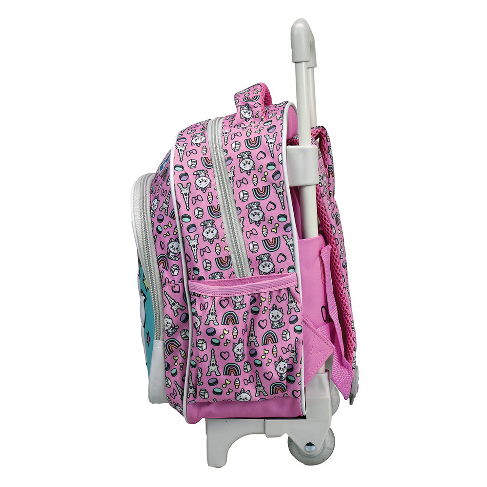 GimGim Σχολική Τσάντα Τρόλεϊ Νηπίου Animals Marie 25(Μ)X15(Π)X30(Υ) Eκpapell.gr