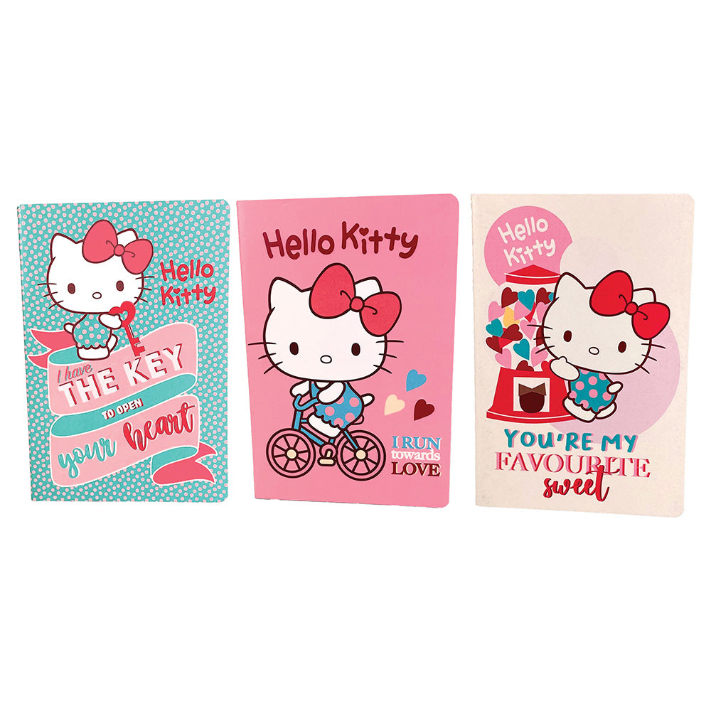 Gim Σημειωματάριο Α5 3Τμχ Hello Kitty Sweetheart