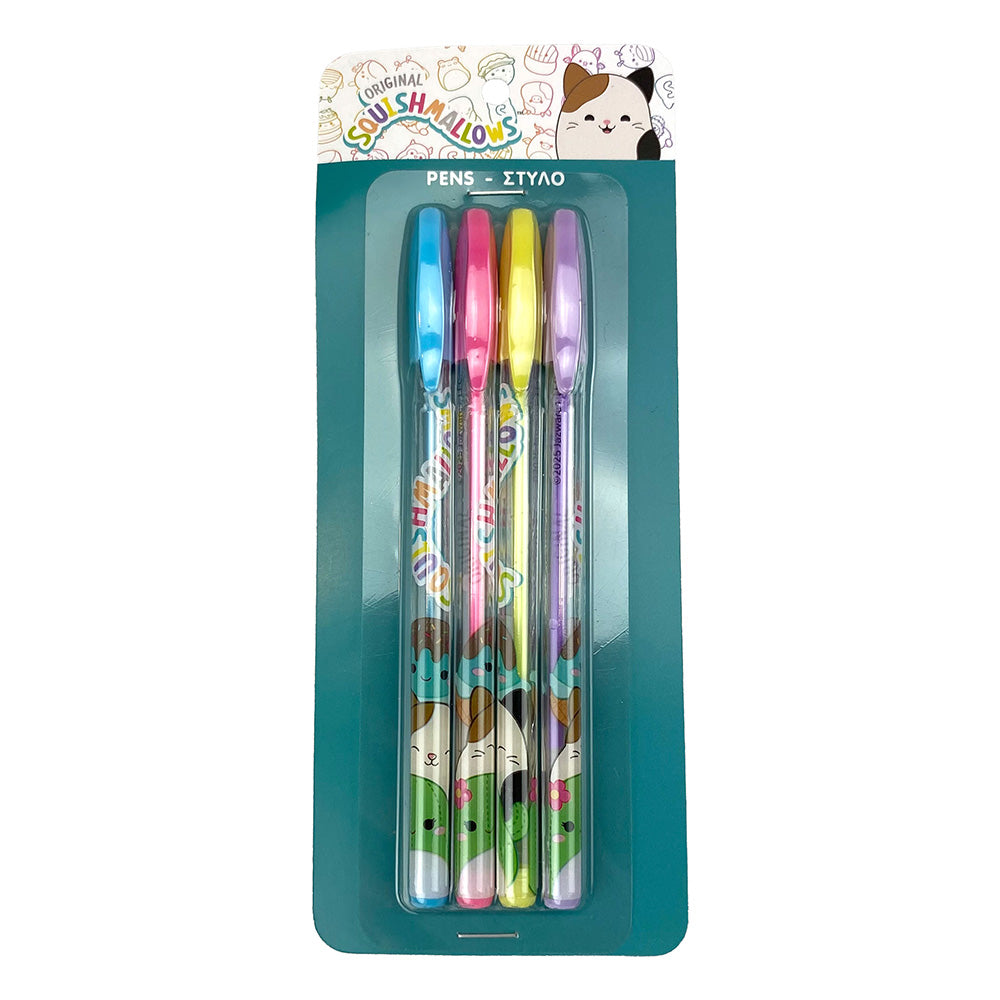 Gim Στυλό Σετ 4 Τμχ Squishmallows
