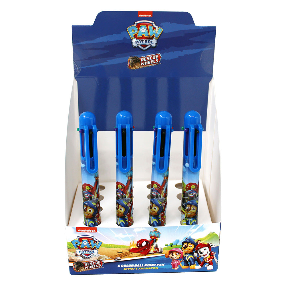 Gim Στυλό 6 Χρώματα Paw Patrol Rescue Wheels  - 1 Τμχ