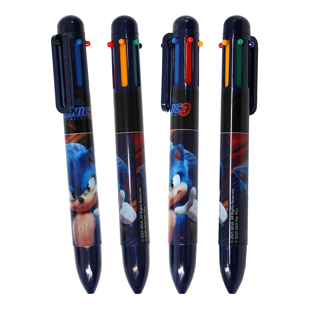 Gim Στυλό 6 Χρώματα Sonic 3 The Hedgehog - 1 Τμχ