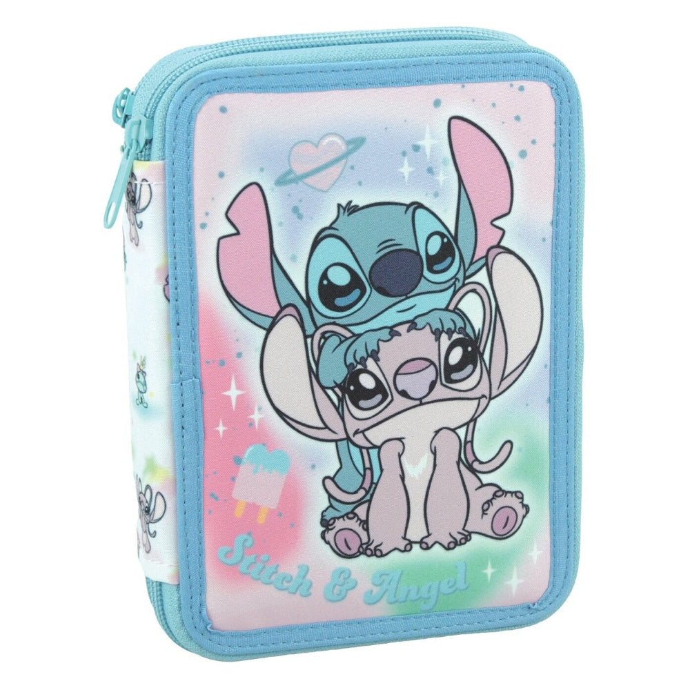 Gim Σχολική Κασετίνα Διπλή Stitch Brush It Out 18 εκ