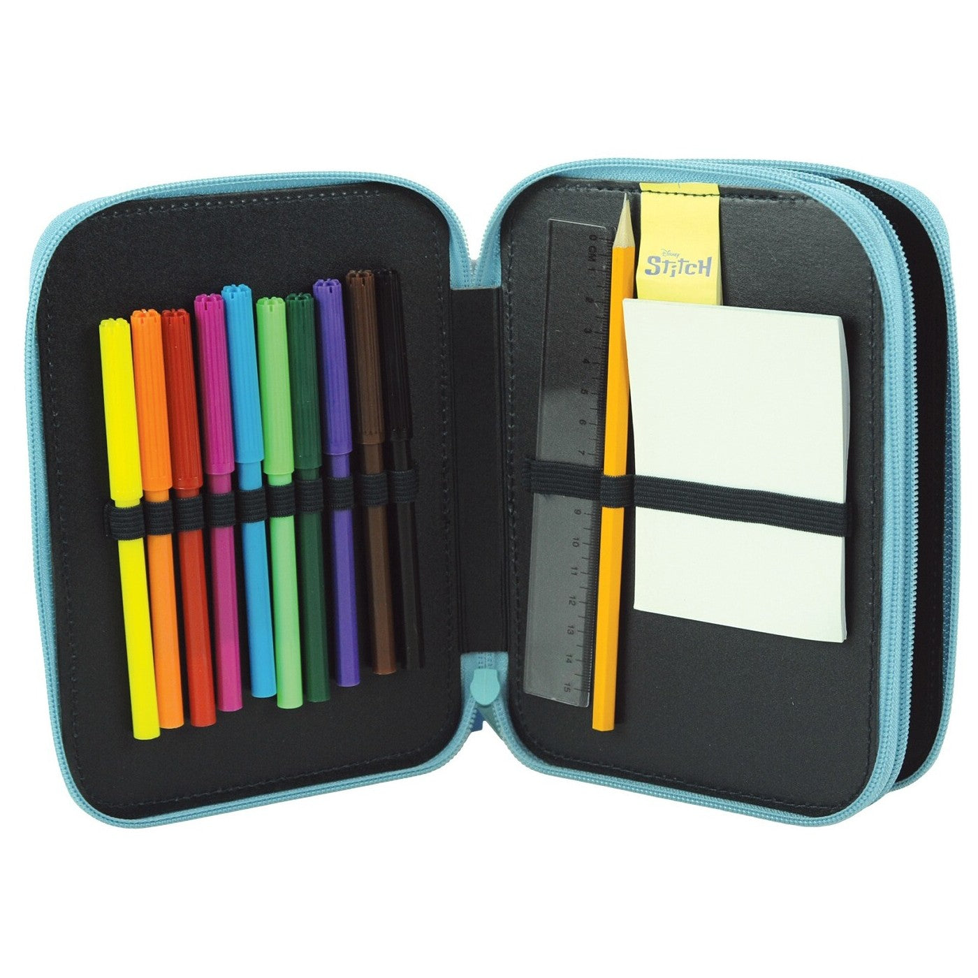 Gim Σχολική Κασετίνα Διπλή Stitch Brush It Out 18 εκ