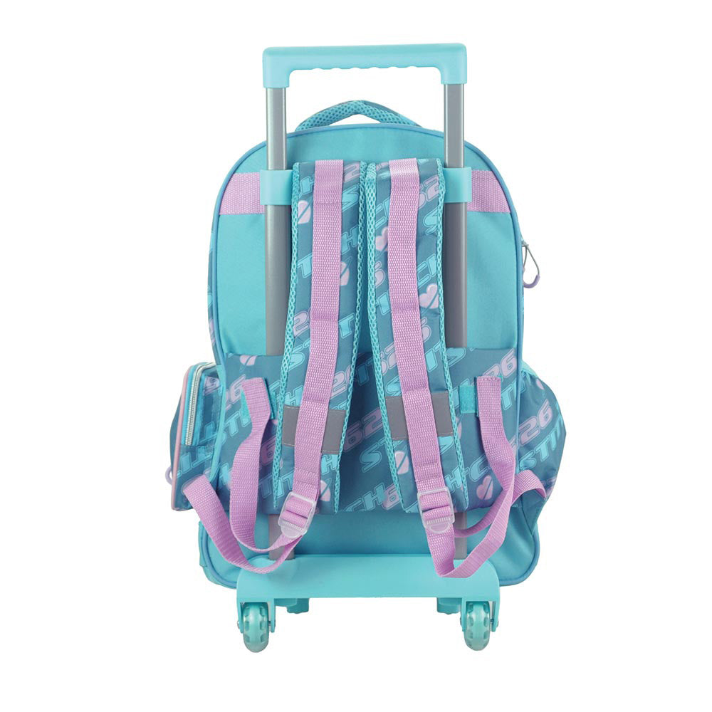 Gim Σχολική Τσάντα Τρόλεϊ Stitch Brush It Out 35(Μ)x20(Π)x52(Υ) εκ