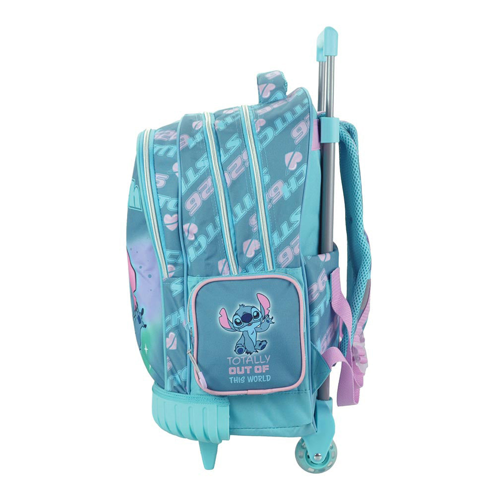 Gim Σχολική Τσάντα Τρόλεϊ Stitch Brush It Out 35(Μ)x20(Π)x52(Υ) εκ
