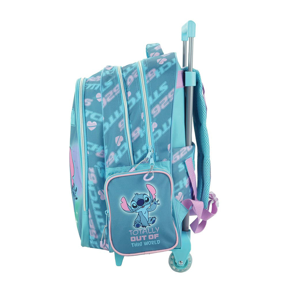 Gim Σχολική Τσάντα Τρόλεϊ Δημοτικού Stitch Brush It Out 35(Μ)x20(Π)x52(Υ) εκ