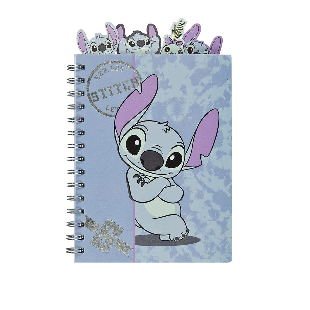 Gim Μπλοκ Σημειώσεων Stitch Σπιράλ Α5 Ριγέ 4 Θεμάτων 23.5x15.5εκ