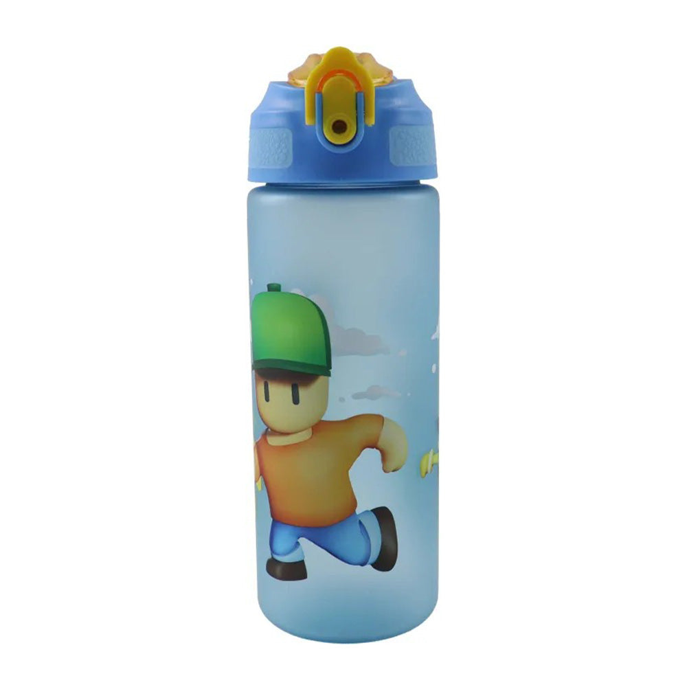 Gim Παιδικό Παγούρι Πλαστικό Με Καλαμάκι Stumble Guys 600ml
