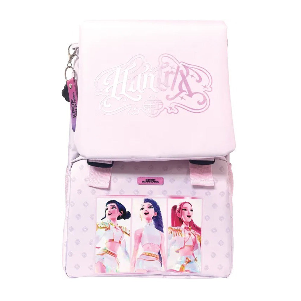 Gim Σχολική Τσάντα Δημοτικού με 2 Κλιπ Demon Hunters Pink Huntrix 43x30x24 εκ