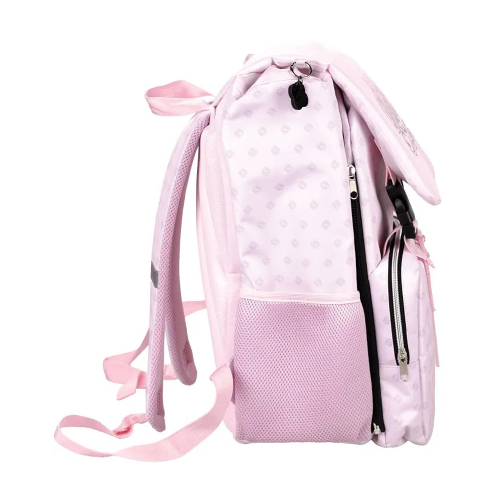 Gim Σχολική Τσάντα Δημοτικού με 2 Κλιπ Demon Hunters Pink Huntrix 43x30x24 εκ