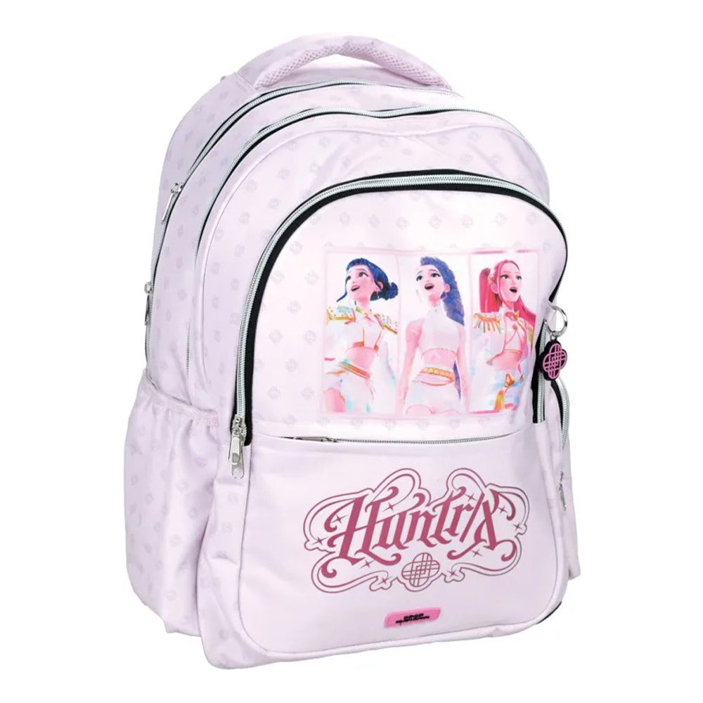 Gim Σχολική Τσάντα Δημοτικού Πλάτης Οβάλ Demon Hunters Pink Huntrix 35(Μ)x20(Π)x46(Υ) εκ