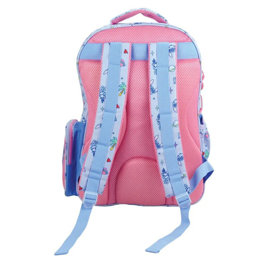 Gim Σχολική Τσάντα Δημοτικού Πλάτης Οβάλ Stitch Scrapbook 35(Μ)x20(Π)x46(Υ) εκ