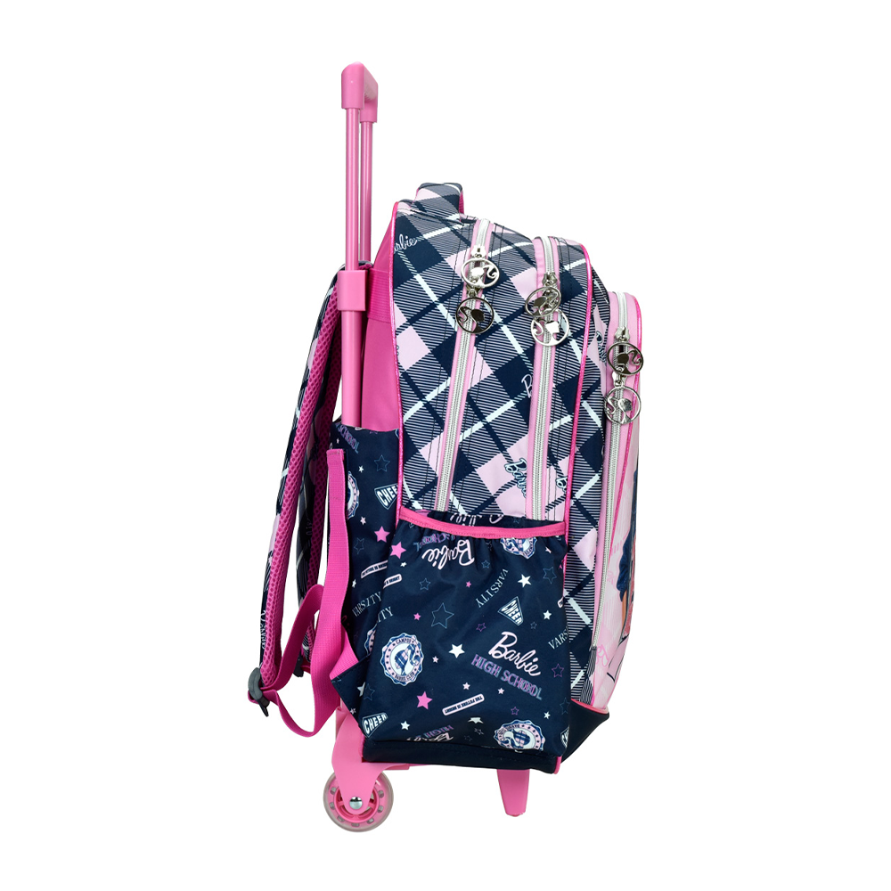 Gim Σχολική Τσάντα Τρόλεϊ Δημοτικού Barbie Varsity 35x20x46 εκ