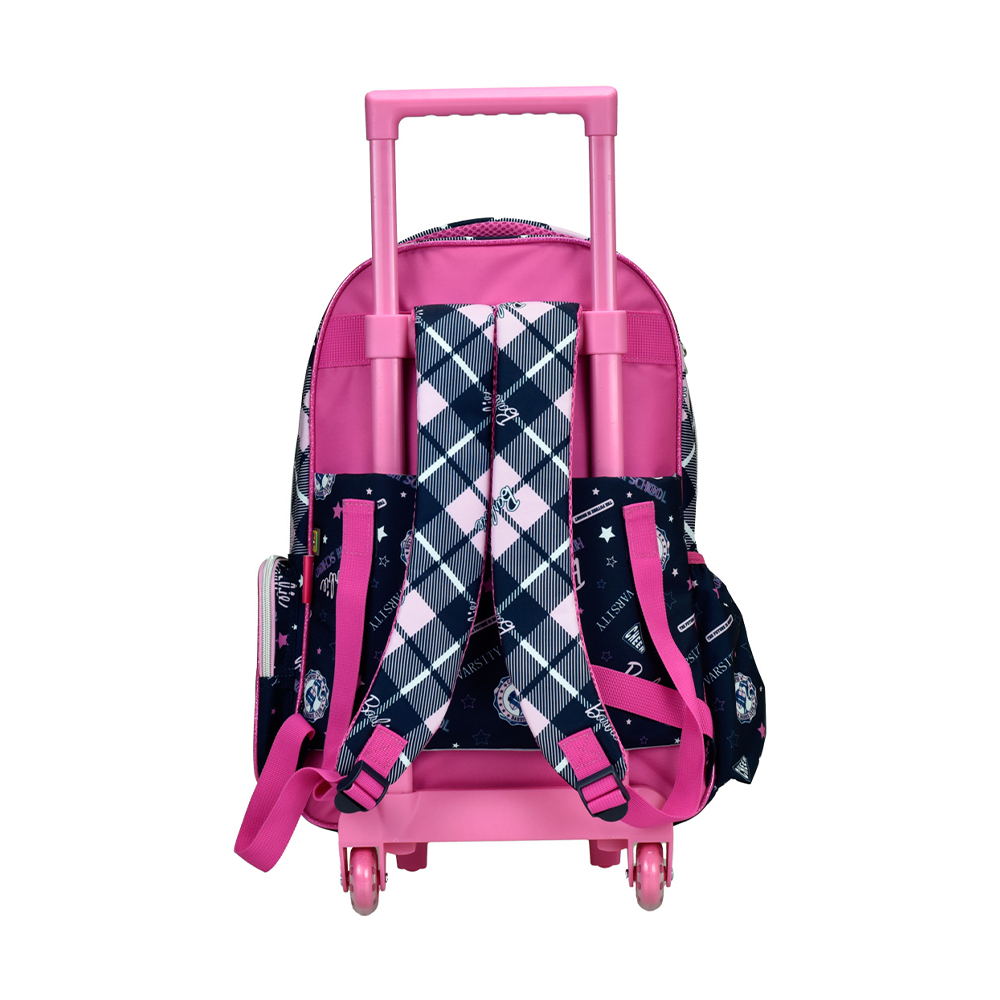 Gim Σχολική Τσάντα Τρόλεϊ Δημοτικού Barbie Varsity 35x20x46 εκ
