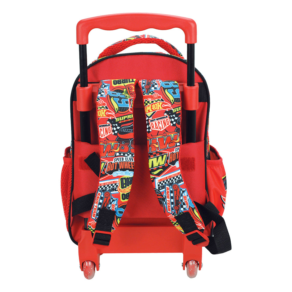 Gim Σχολική Τσάντα Τρόλεϊ Νηπίου Hot Wheels Race to Win 25(Μ)X15(Π)X30(Υ) Eκ