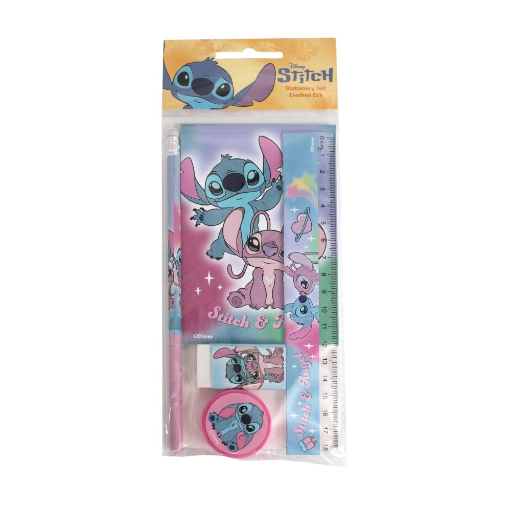 Gim Σχολικό Σετ με Μπλοκ Disney Stitch
