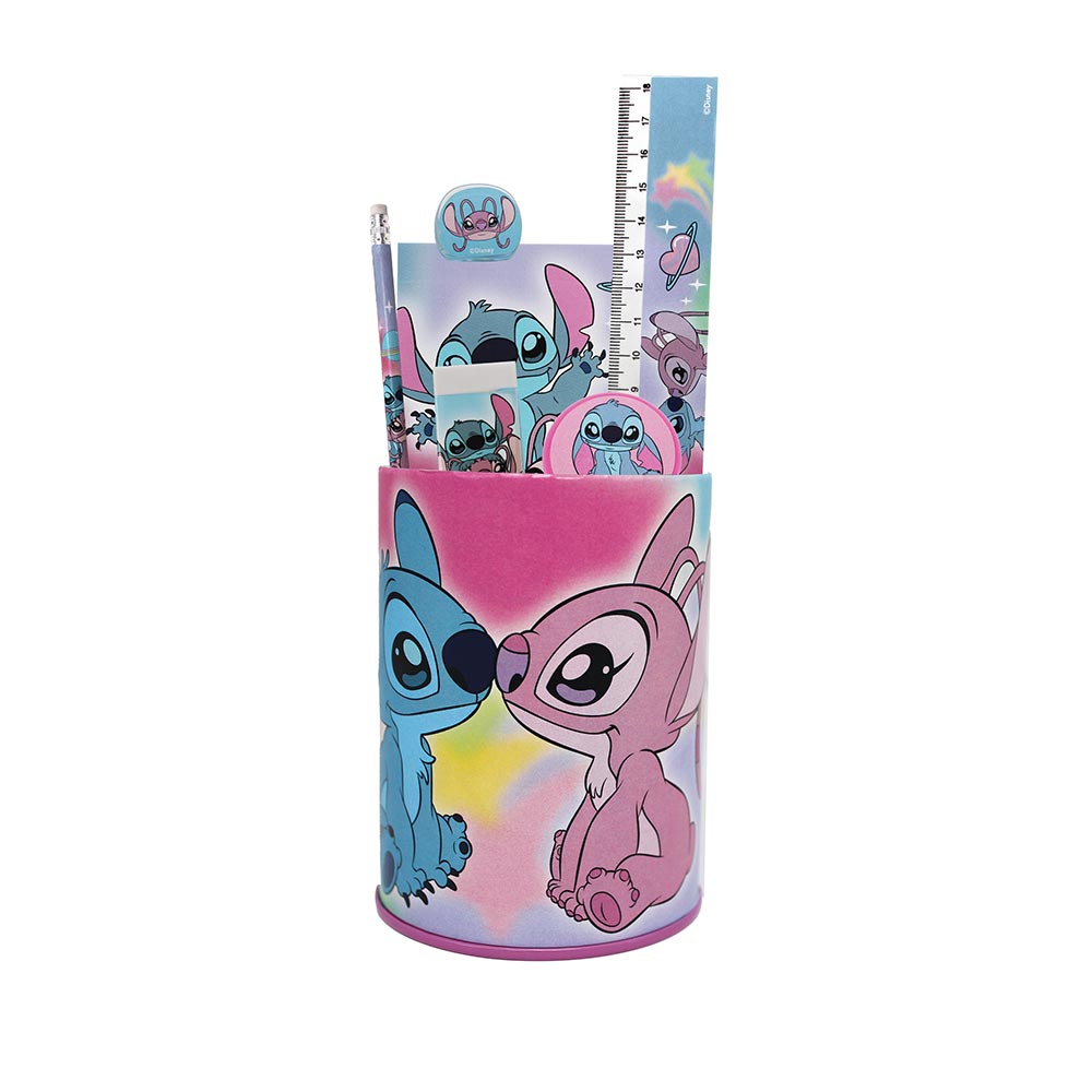 Gim Σχολικό Σετ Γραφικής Ύλης με Μολυβοθήκη Stitch