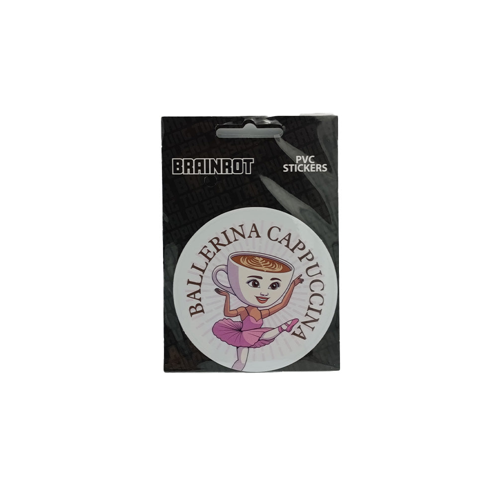 Gim Σετ Αυτοκόλλητα PVC 2 Τμχ Toikido Brainrot - Ballerina Cappuccina