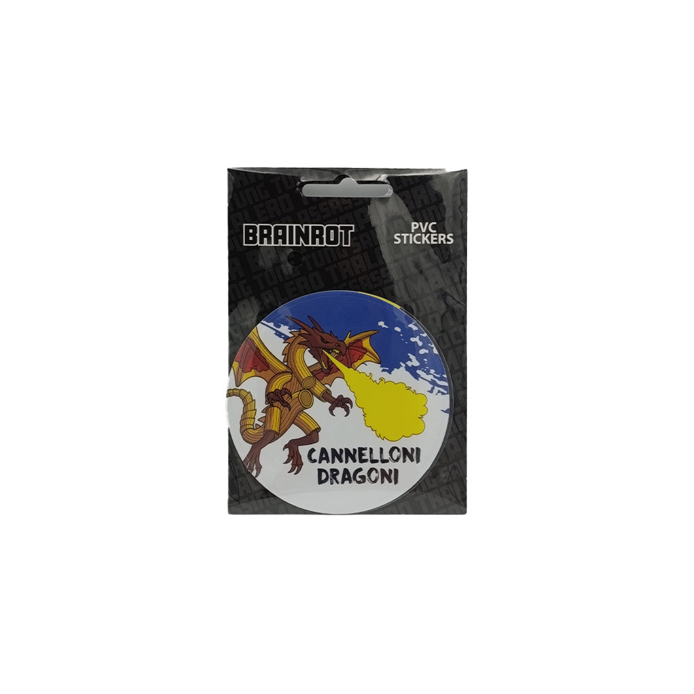 Gim Σετ Αυτοκόλλητα PVC 2 Τμχ Toikido Brainrot - Cannelloni Dragoni