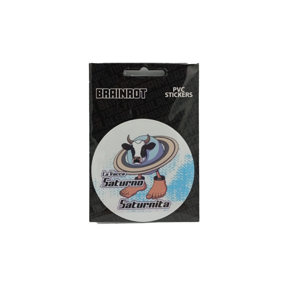 Gim Σετ Αυτοκόλλητα PVC 2 Τμχ Toikido Brainrot - La Vacca Saturno Saturnita