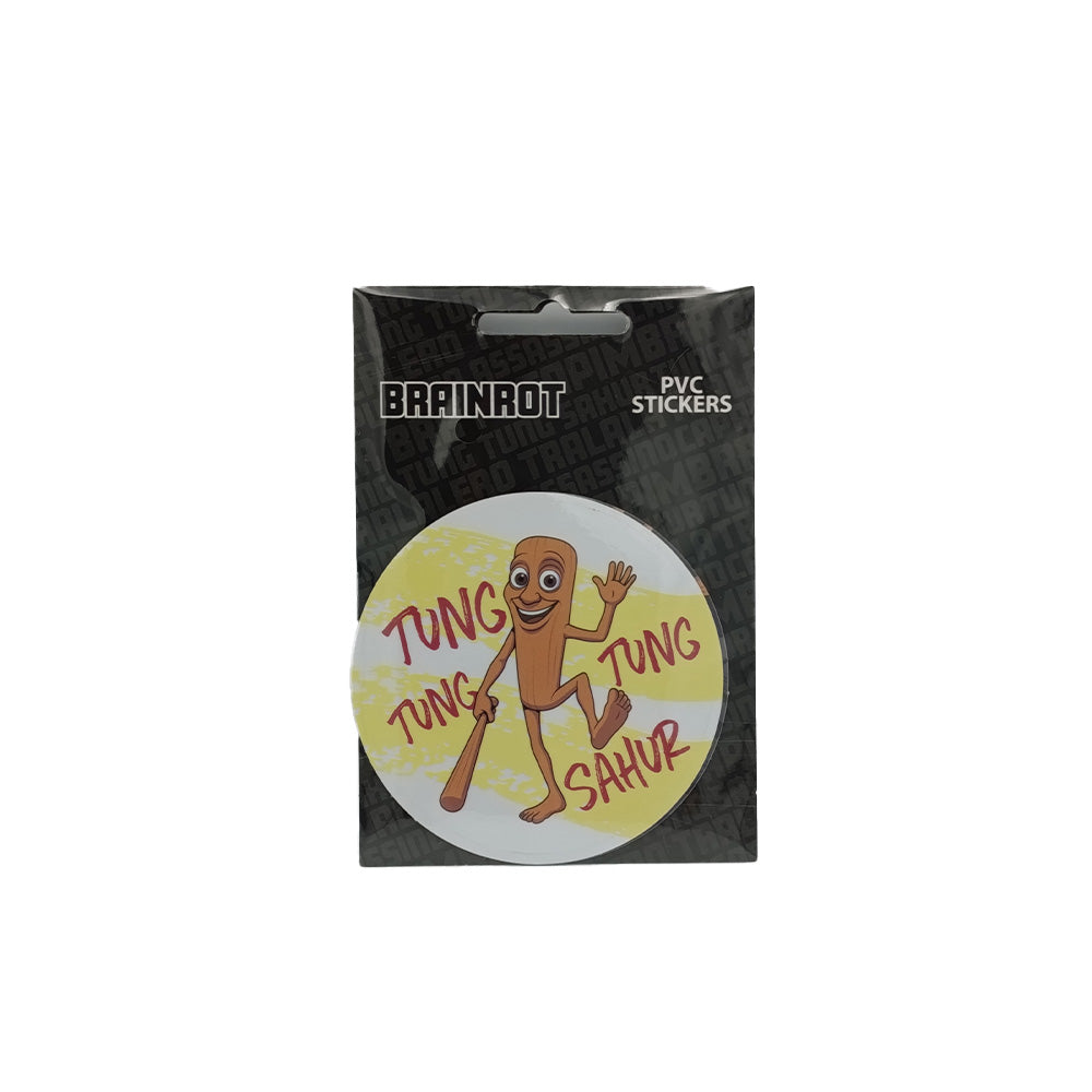Gim Σετ Αυτοκόλλητα PVC 2 Τμχ Toikido Brainrot - Tung Tung Tung Sahur