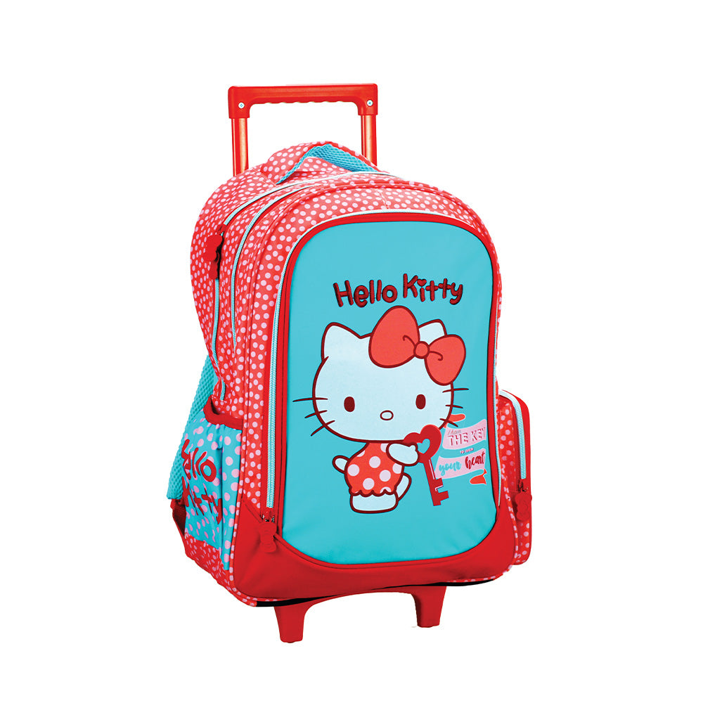 Gim Σχολική Τσάντα Τρόλεϊ Δημοτικού Hello Kitty Sweetheart 46(Μ)X35(Π)X20(Υ) Eκ