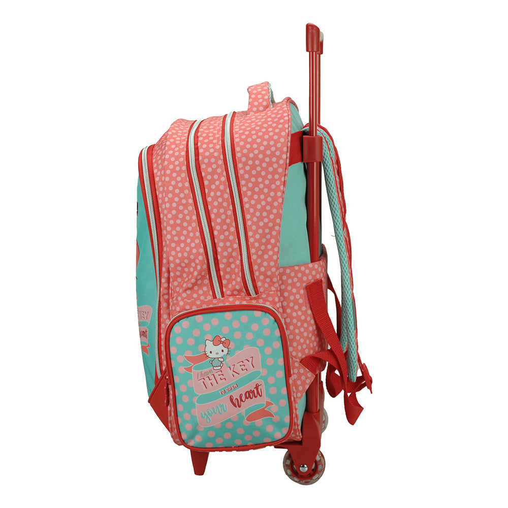 Gim Σχολική Τσάντα Τρόλεϊ Δημοτικού Hello Kitty Sweetheart 46(Μ)X35(Π)X20(Υ) Eκ