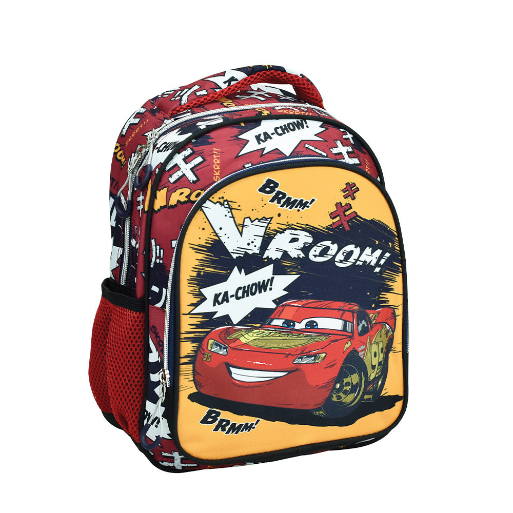 Gim Σχολική Τσάντα Πλάτης Νηπίου Cars Roaring 30(Υ)X25(Π)X15(Μ) Eκ