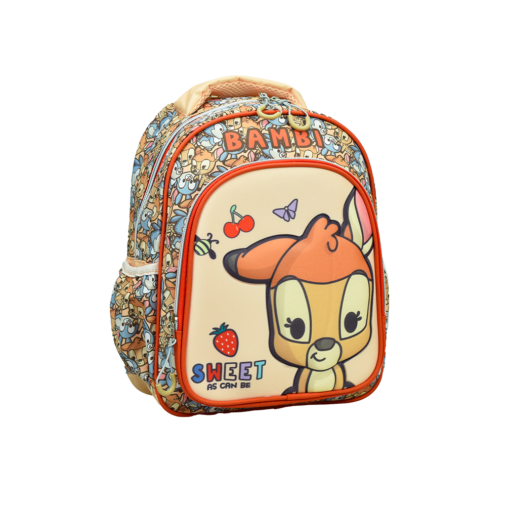 Gim Σχολική Τσάντα Πλάτης Νηπίου Animals Bambi 30x25x15 εκ