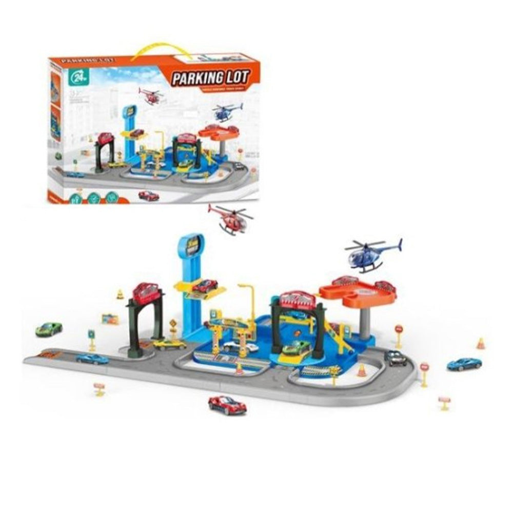 Γκαράζ Αυτοκινήτων Με 2 Οχήματα & 2 Ελικόπτερα