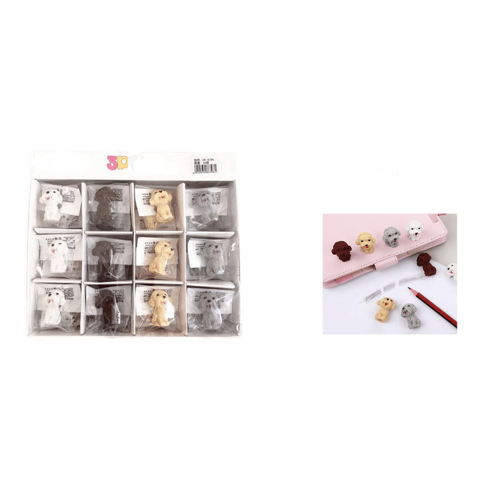 OEMΓόμα Σκυλάκι 4 Χρώματα 3Χ3εκ - 1 Τμχpapell.gr