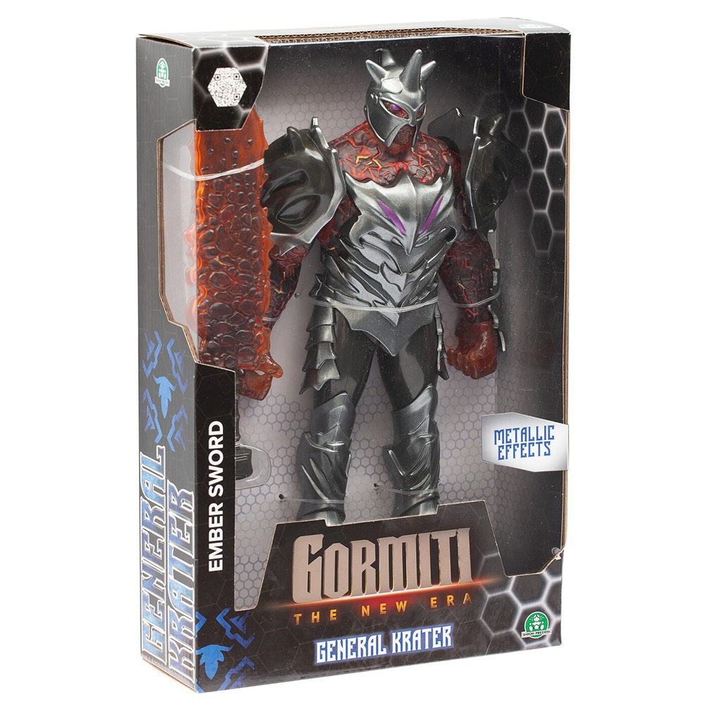 Giochi Preziosi Gormiti The New Era - Φιγούρα Villain General Krater 27 Εκ  Με Αξεσουάρ Μάχης
