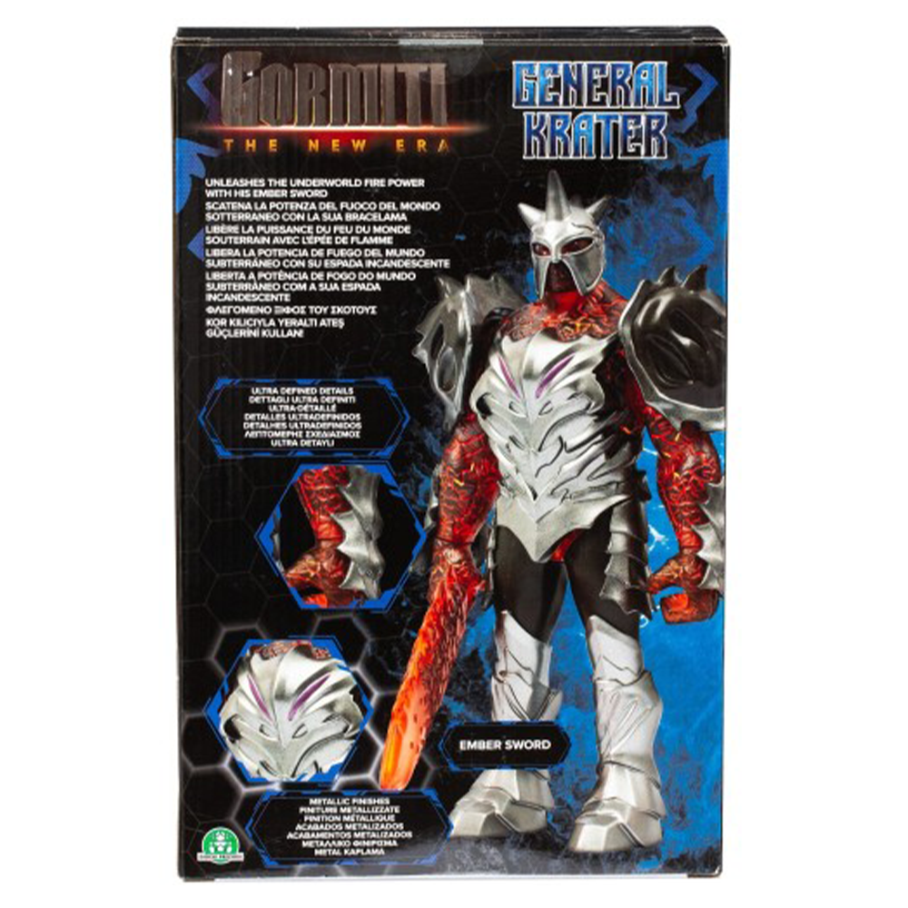 Giochi Preziosi Gormiti The New Era - Φιγούρα Villain General Krater 27 Εκ  Με Αξεσουάρ Μάχης