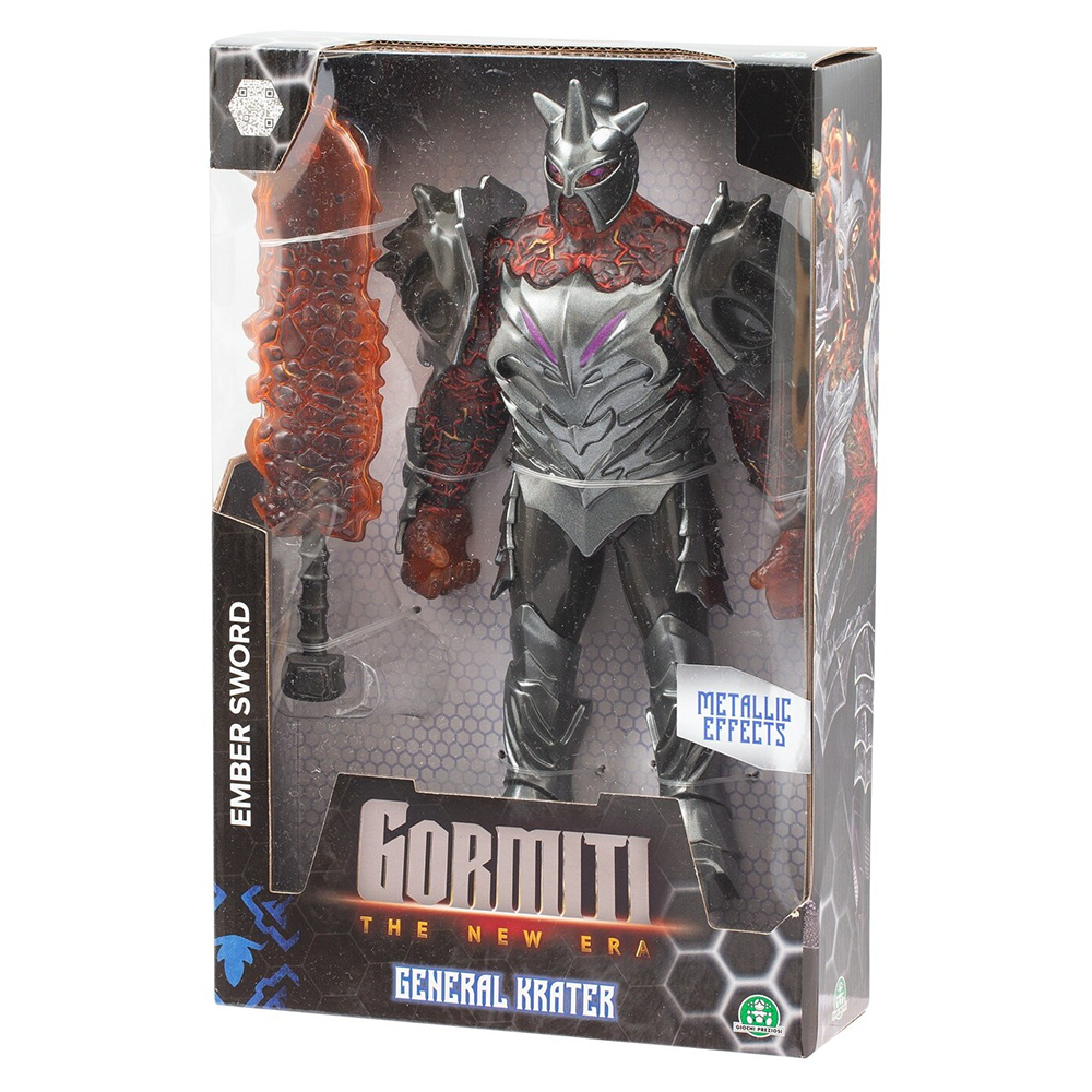 Giochi Preziosi Gormiti The New Era - Φιγούρα Villain General Krater 27 Εκ  Με Αξεσουάρ Μάχης