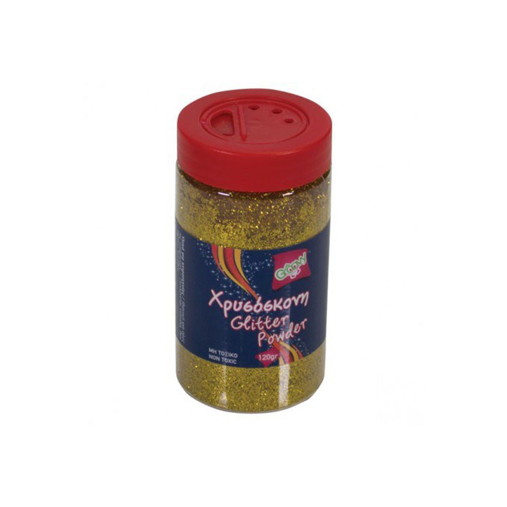 Groovy Χρυσόσκονη σε Αλατιέρα 120gr – Διάφορα Χρώματα (1 Τεμάχιο)