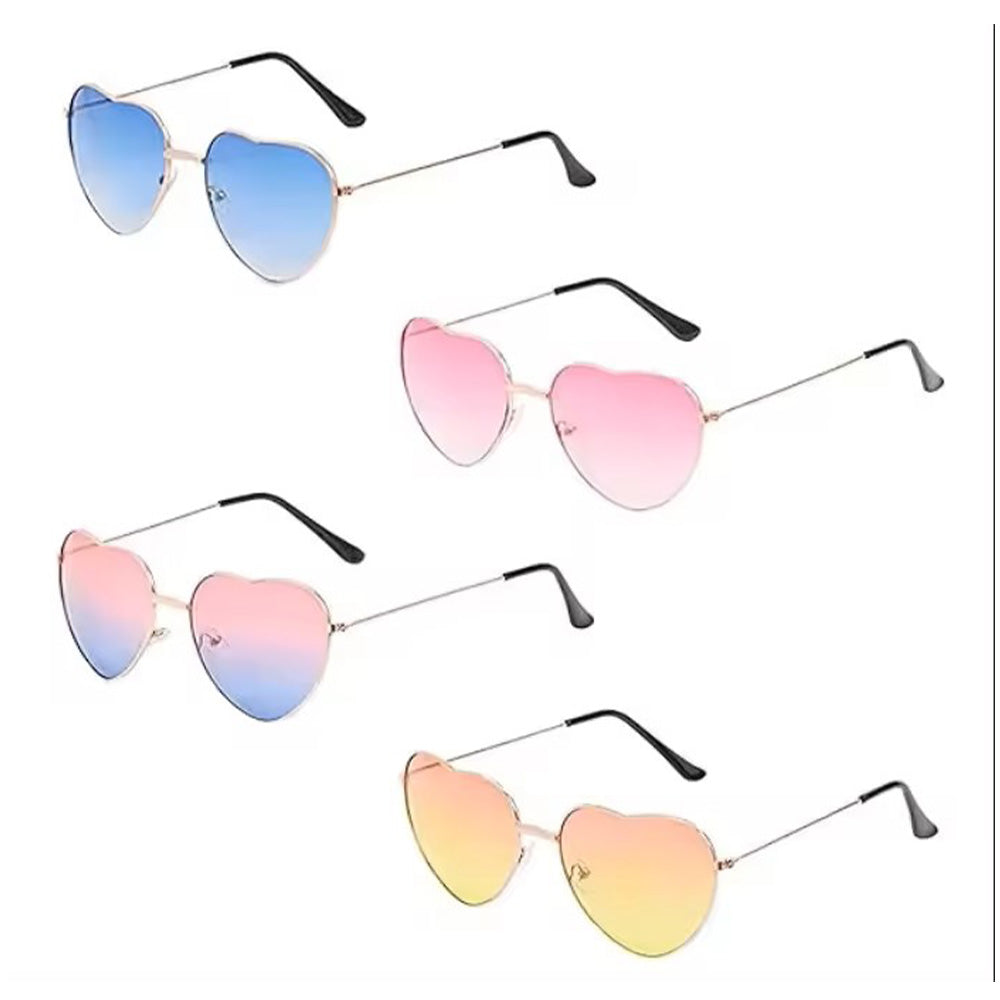 MaskarataΓυαλιά Καρδούλες Διάφορα Χρώματα- 1Τμχpapell.gr