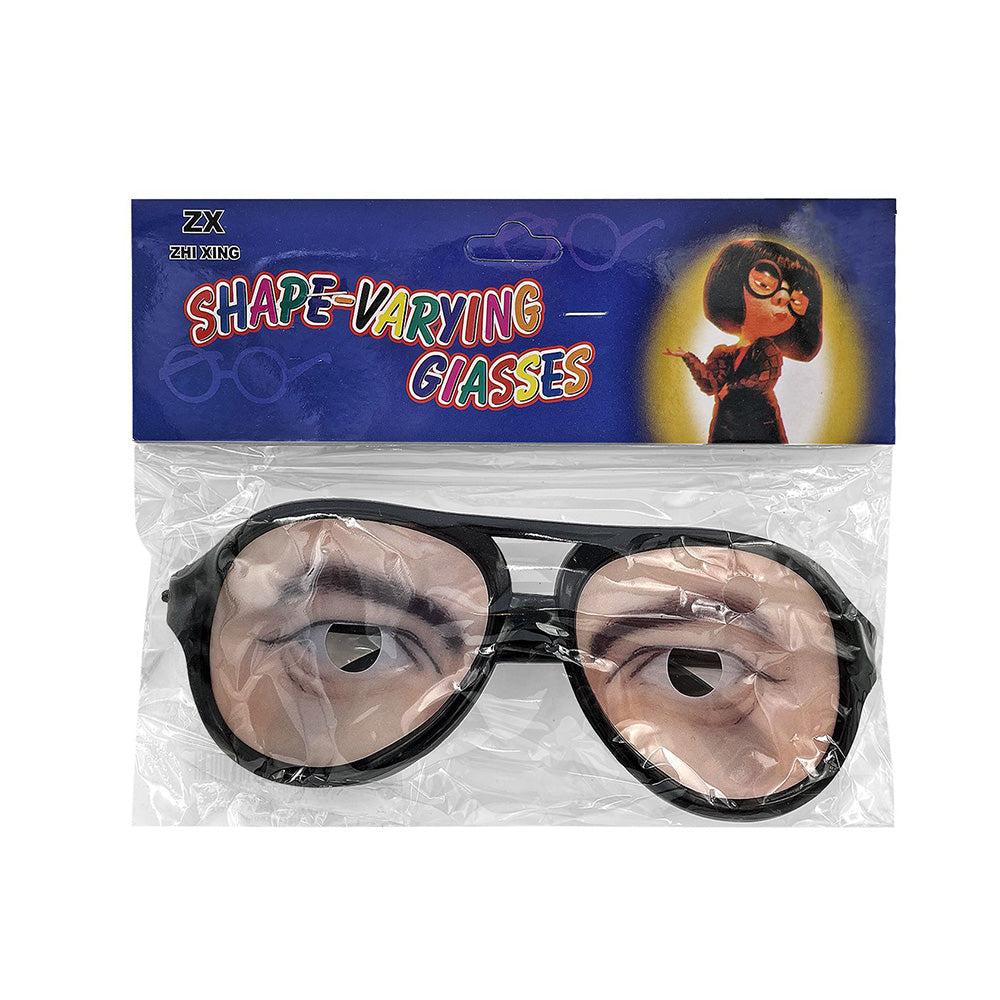 Γυαλιά Οβάλ με Ζωγραφισμένα Μάτια 14x5εκ