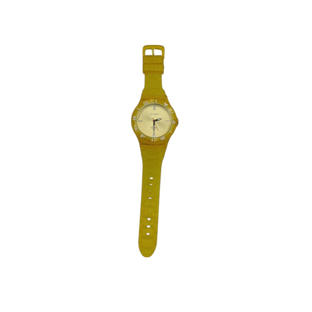 Γυναικείο Ρολόι Με Καουτσούκ Λουράκι 2 Χρώματα - 1 Τμχ