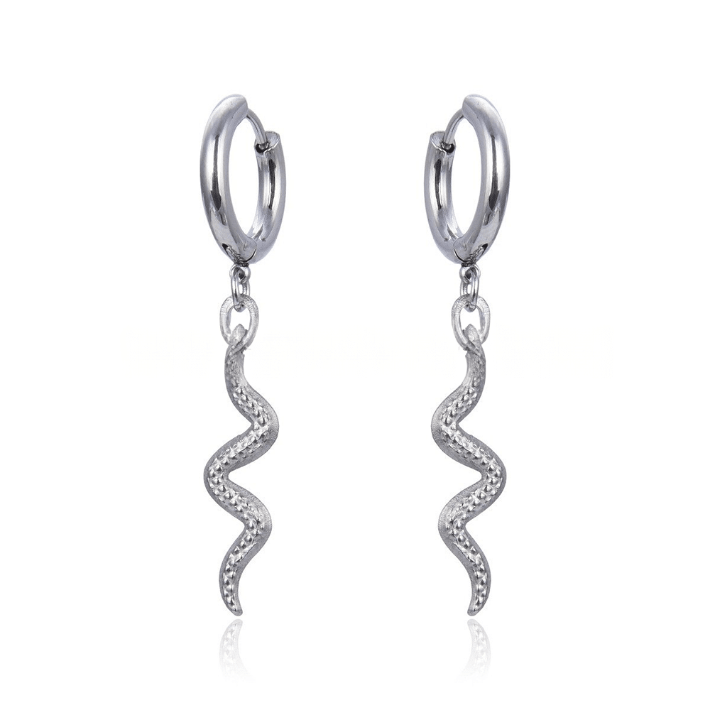 Κρικος Ατσαλι Με Φιδι 316L 2.5X12Mm