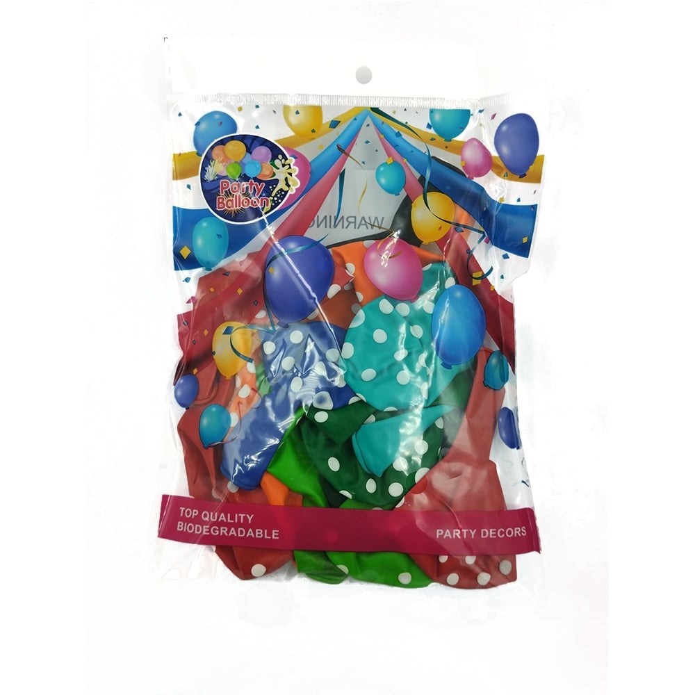 OEMΣετ Μπαλόνια Πουά Χρώμα 20 Τμχpapell.gr