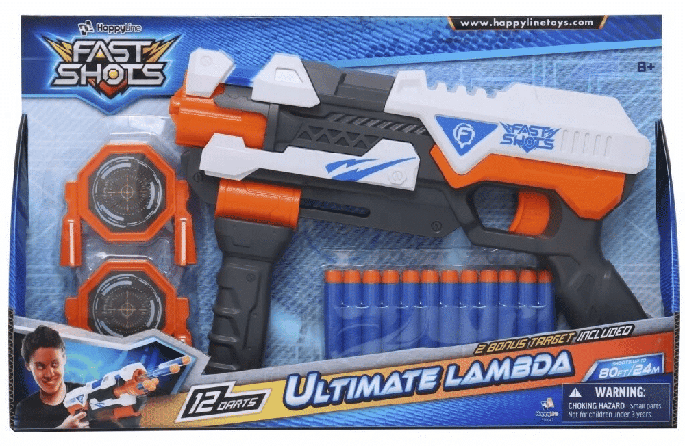 Fast Shots Ultimate Lamboa With 12 Foam Darts And 2 Targets