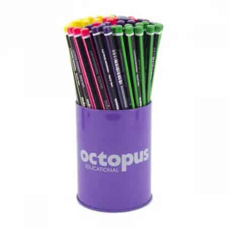 Octopus Μολυβι Γραφης Hb Neon 6 Χρωματα