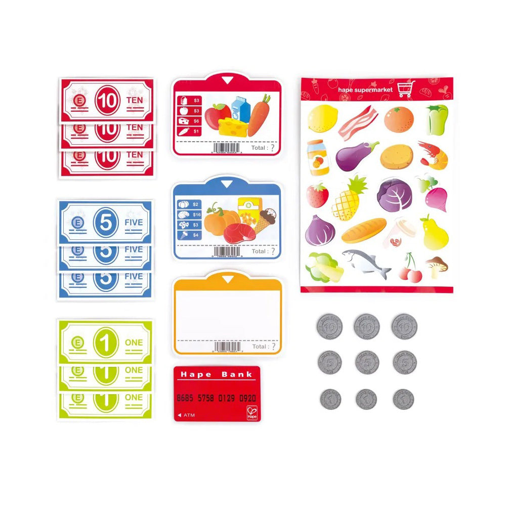 Hape Early Explorer Ξύλινη Ταμειακή Μηχανή Beep N Buy 30X22,5X21εκ