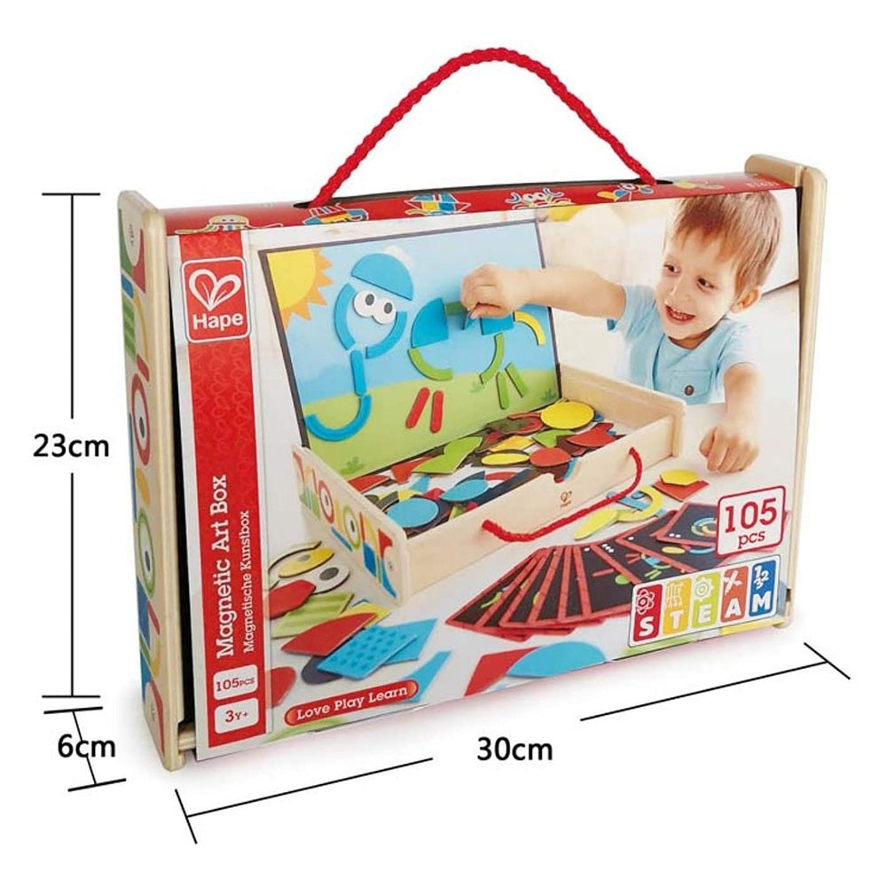 Hape Early Explorer Magnetic Art Box 105 Τμχ