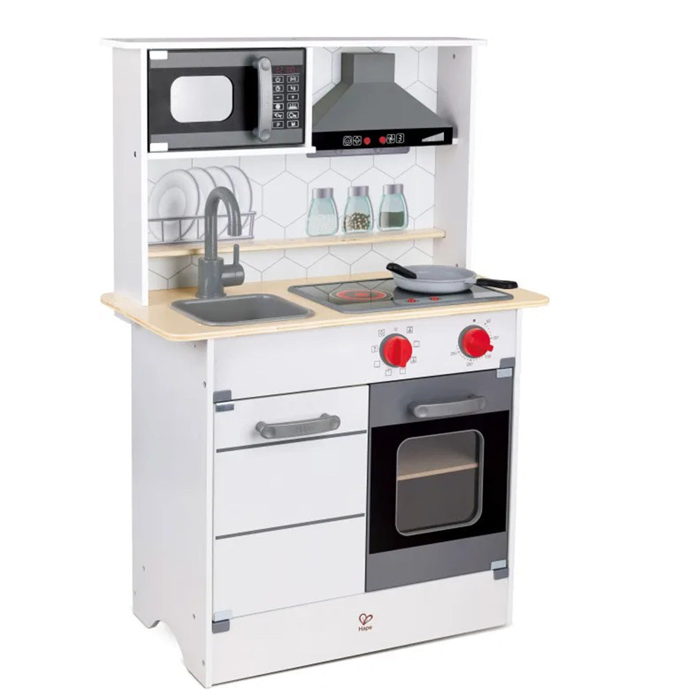 Hape Playfully Delicious Ξύλινη Κουζίνα Super Serve 62X17X43εκ