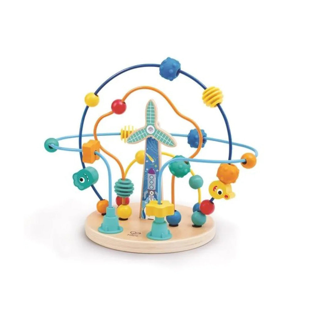 Hape Totally Amazing Ξύλινος Λαβύρινθος Με Μπίλιες Διάστημα 