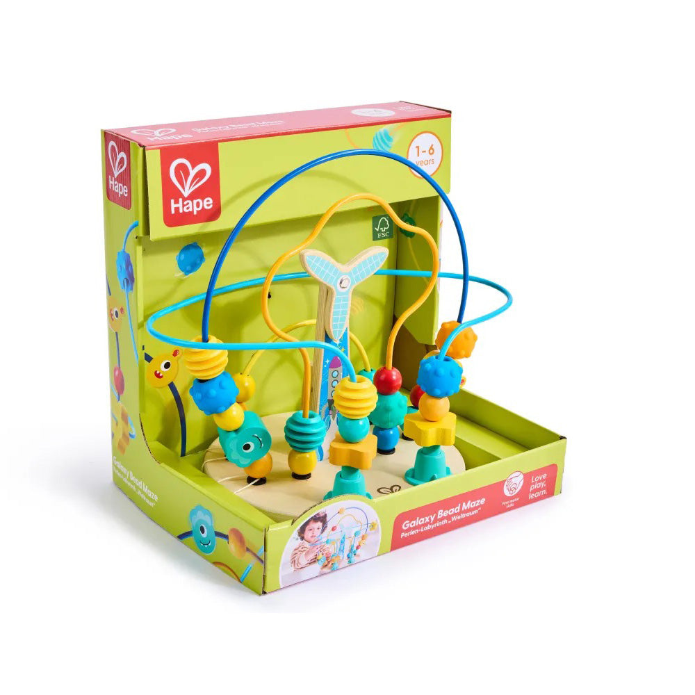 Hape Totally Amazing Ξύλινος Λαβύρινθος Με Μπίλιες Διάστημα 