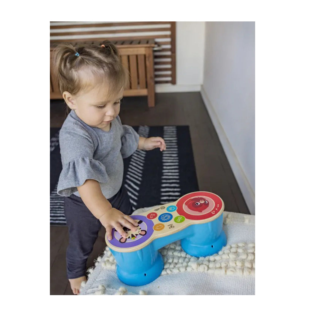 Hape Kids II Ξύλινο Magic Touch Drum Upbeat Tunes 